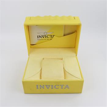Invicta 1-Slot Yellow Classic Wave Watch Box