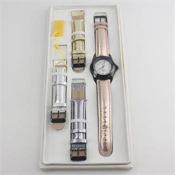 Invicta Diamond Watch With 3 Extra Bands