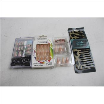 Ioni, Lipsticks, Gloss, Brow Pencils, L.A. Colors Nail Polish, Nail Tips, And More, 33 Pieces