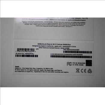 IPad Air (5th Generation) Wi-Fi + Cellular 64GB