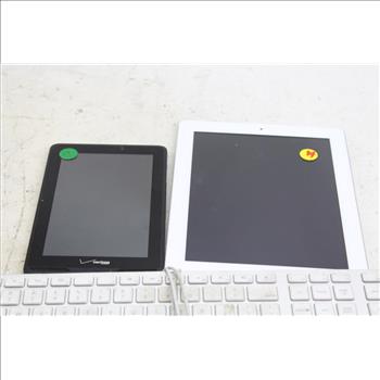 Ipad, Verizon Tablet, Apple Keyboard, Wireles Apple Keyboard: 4 Items
