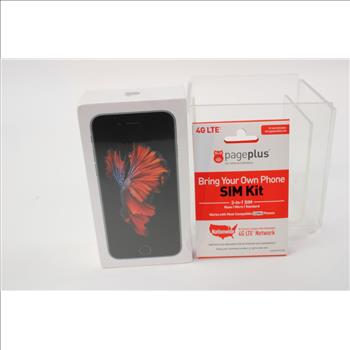 Iphone 6S And Page Plus Sim Kit, 2 Pieces