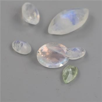 Iridescent Loose Jewelry Craft Stones, 5+ Pieces