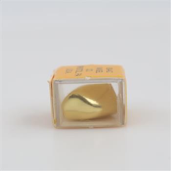 Isaac Masel Co. 22kt Gold Dental Crown