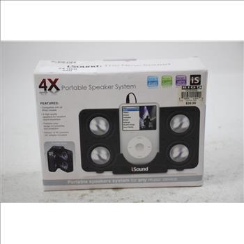ISound 4X Portable Speaker System