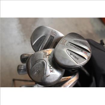 Izzo Golf Bag And 13 XPC Golf Clubs/Sticks: 14 Items