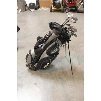 Izzo Golf Bag And 13 XPC Golf Clubs/Sticks: 14 Items
