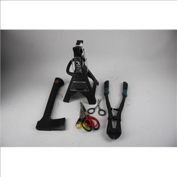 Jack Stand, Pry Bar, And More