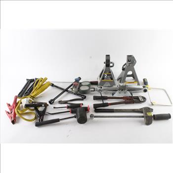 Jack Stands, Booster Cable And More, 10+ Pieces