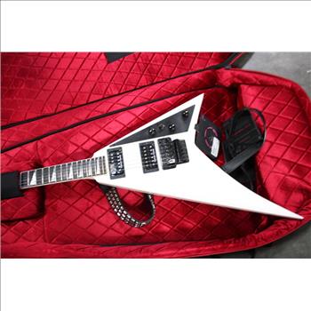 Jackson USA Select Rhoads Electric Guitar- Snow White With Coffin Case
