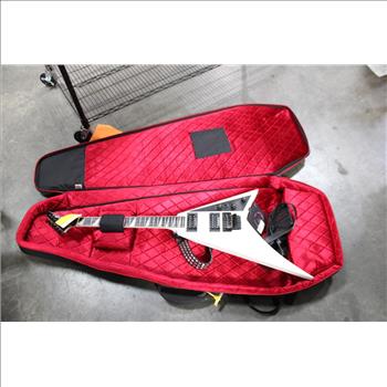 Jackson USA Select Rhoads Electric Guitar- Snow White With Coffin Case