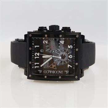 Jacob & Co Epic I V-2 Chronograph Limited Edition Watch-Evaluated By Certified Gemologist-AGS/GIA