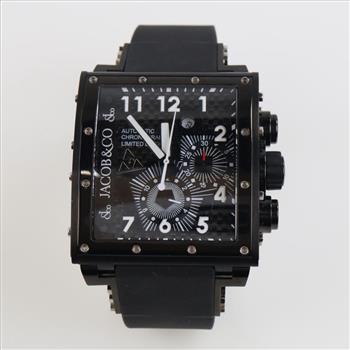 Jacob & Co Epic I V-2 Chronograph Limited Edition Watch-Evaluated By Certified Gemologist-AGS/GIA