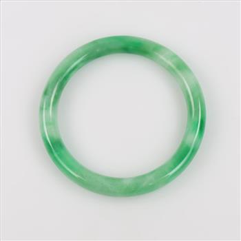 Jade Green Slip-On Bangle Bracelet