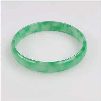 Jade Green Slip-on Bangle Bracelet