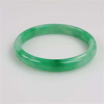 Jade Green Slip-On Bangle Bracelet