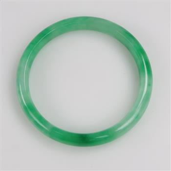Jade Green Slip-On Bangle Bracelet
