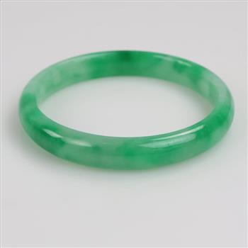 Jade Green Slip-On Bangle Bracelet
