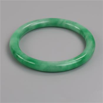 Jade Green Slip-On Bangle Bracelet