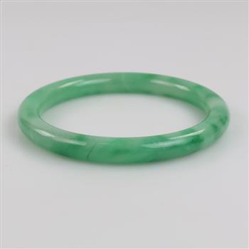 Jade Green Slip-On Bangle Bracelet
