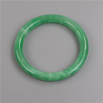 Jade Green Slip-On Bangle Bracelet