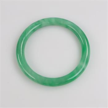 Jade Green Slip-On Bangle Bracelet
