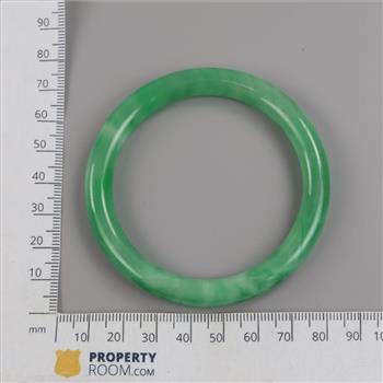 Jade Green Slip-On Bangle Bracelet