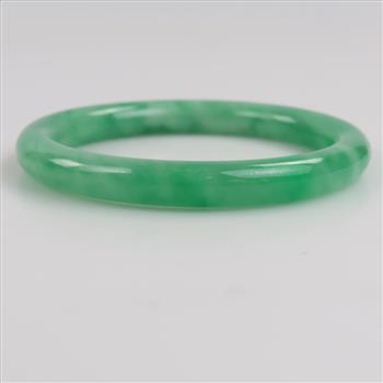 Jade Green Slip-On Bangle Bracelet