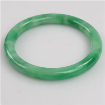 Jade Green Slip-On Bangle Bracelet