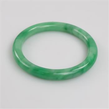 Jade Green Slip-On Bangle Bracelet