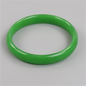 Jade Green Slip-On Bangle Bracelet