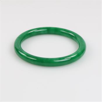 Jade Green Slip-On Bangle Bracelet