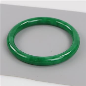 Jade Green Slip-On Bangle Bracelet