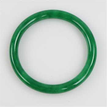 Jade Green Slip-On Bangle Bracelet