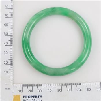 Jade Green Slip-On Bangle Bracelet