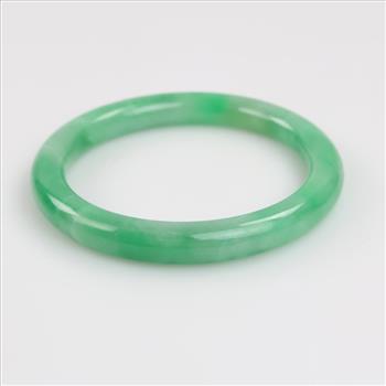 Jade Green Slip-On Bangle Bracelet