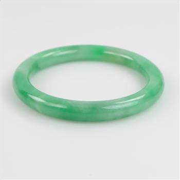 Jade Green Slip-On Bangle Bracelet