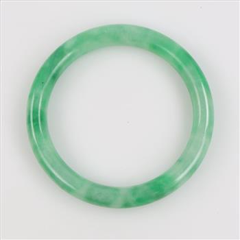 Jade Green Slip-On Bangle Bracelet