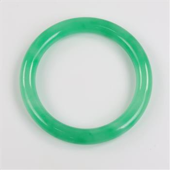 Jade Green Slip-On Bangle Bracelet