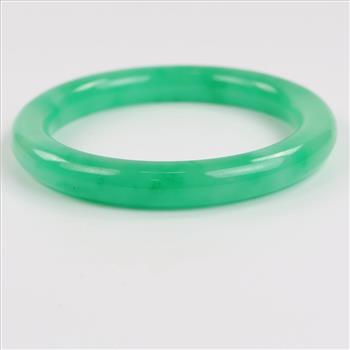 Jade Green Slip-On Bangle Bracelet