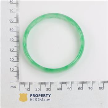 Jade Green Slip-On Bangle Bracelet