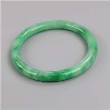 Jade Green Slip-On Bangle Bracelet