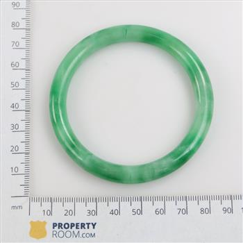 Jade Green Slip-On Bangle Bracelet