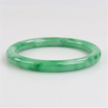 Jade Green Slip-On Bangle Bracelet
