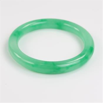 Jade Green Slip-On Bangle Bracelet