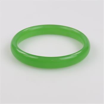 Jade Green Slip-On Bangle Bracelet