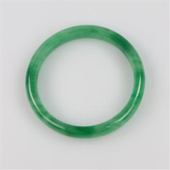 Jade Green Slip-on Bangle Bracelet