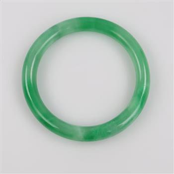 Jade Green Slip-On Bangle Bracelet