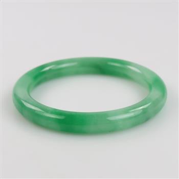 Jade Green Slip-On Bangle Bracelet