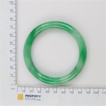 Jade Green Slip-On Bangle Bracelet